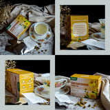 Glean Chrysanthemum Flower Tea ชาดอกเก็กฮวย 10 ซอง  ตรา กลีน (10 Tea Bags) - Organic Pavilion