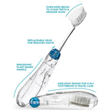 Radius Tour Travel Toothbrush - Blue แปรงสีฟันเดินทาง - สีน้ำเงิน(33g) - Organic Pavilion