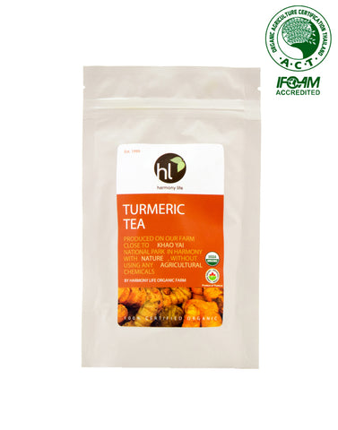Harmony Life Organic Turmeric Herbal Tea 12 Teabags (32gm) - Organic Pavilion