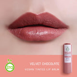 Ira Vegan Tinted Lip Balm Velvet Chocolate (5g) - Organic Pavilion