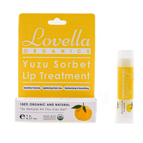 Lovella Yuzu Sorbet Lip Treatment (5g) - Organic Pavilion
